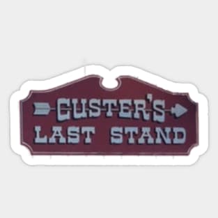 Custers Last Stand 2 Sticker